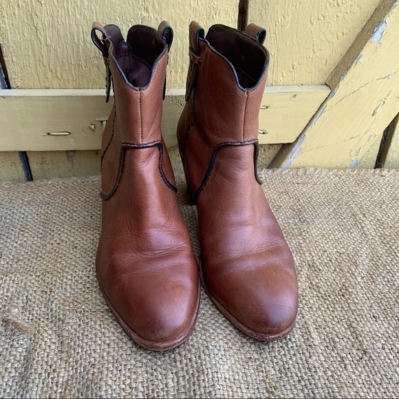 Bass Womens Boots Sophia Leather Ankle Booties - Picture 2 of 6